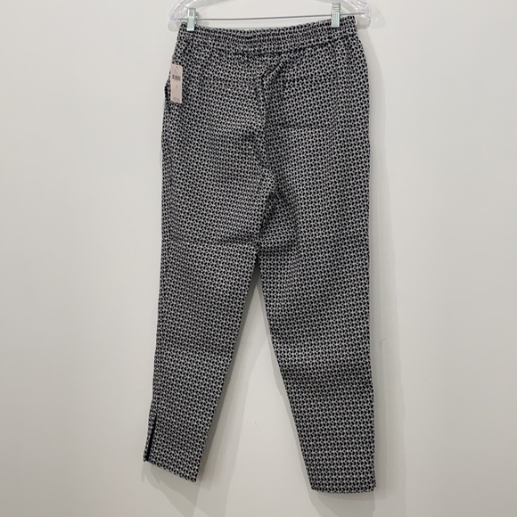 Final Sale 🔥Anthropologie Larkin Jacquard Tapered Trousers size Small - Picture 7 of 12